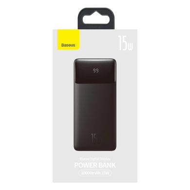 Портативное зарядное устройство Power Bank Baseus Bipow Digital Display Power Bank 10000mAh 15W Black