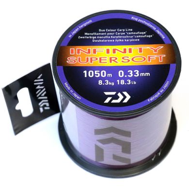 Волосінь Daiwa Infinity Super Soft 0.27mm 5.8kg 1350m