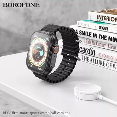 Смарт часы Borofone BD3 Ultra smart sports watch(call version) Black