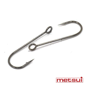 Крючки metsui RING ROUND BARBED цвет bln, размер № 8, в уп. 12 шт.