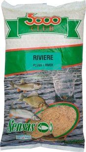 Прикормка Sensas 3000 Club River 1kg