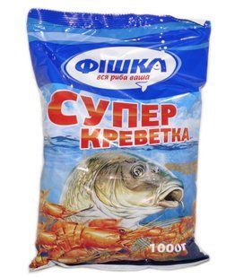 Прикормка Фишка Креветка 1кг.