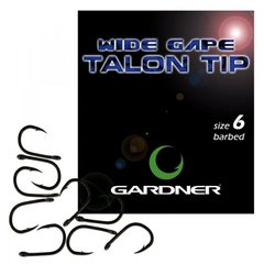 Крючок Gardner Wide Gape Talon Tip Barbed #8 (10шт)