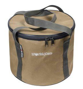 МЯГКОЕ ВЕДРО ДЛЯ ПРИКОРМКИ С КРЫШКОЙ WORLD4CARP SOFT BUCKET COYOTE 14л.