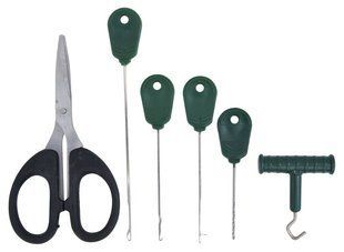 Набір Carp Zoom Baiting Needle & Scissors Set, 6pcs (CZ1135)
