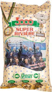 Прикормка Sensas 3000 Super River Сarp 1kg