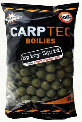 Бойли Dynamite Baits CarpTec Spicy Squid 20mm. 1кг. (DY1182)