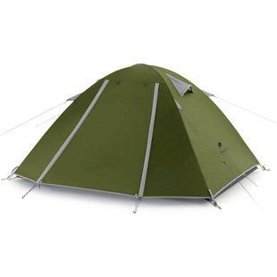 Намет двомісний Naturehike P-Series NH18Z022-P, 210T/65D темно-зеленого