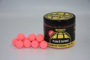 Бойлы Pop-Ups Nutrabaits Plum & Caproic Acid 16mm.