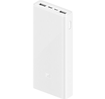 Портативний зарядний пристрій Power Bank Xiaomi Mi 3 20000mAh 18W Fast Charge White