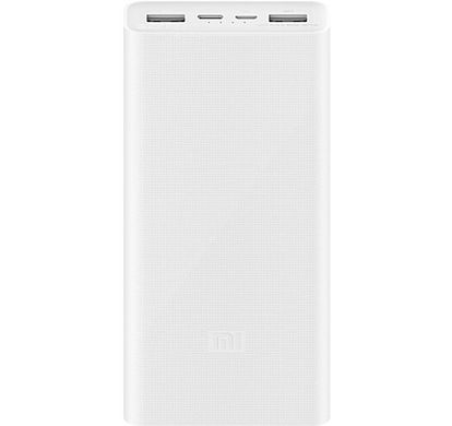 Портативное зарядное устройство Power Bank Xiaomi Mi 3 20000mAh 18W Fast Charge White