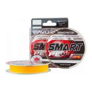 Шнур Favorite Smart PE 4x 150м (оранж.) #0.5/0.117мм 3.6кг