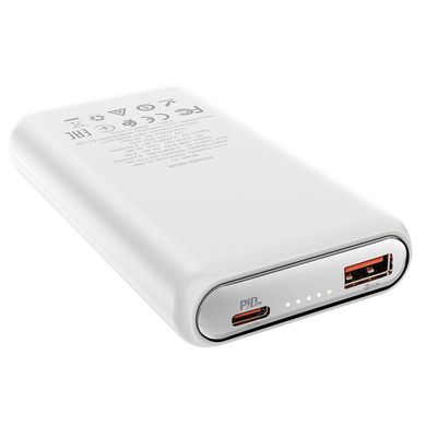 Портативний зарядний пристрій Power Bank Hoco Q1 Kraft 10000 mAh (Білий)