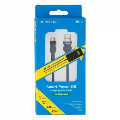 Кабель USB Borofone BU17 Starlight Lightning 1.2m.