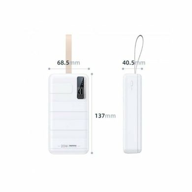 Портативное зарядное устройство Power Bank Remax Noah Series RPP-506 30000mAh White