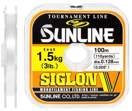 Волосінь Sunline Siglon V 100м #0.4/0.104мм 1кг