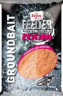 Прикормка CarpZoom Feeder Zoom strawberry/fish/robin red 1kg