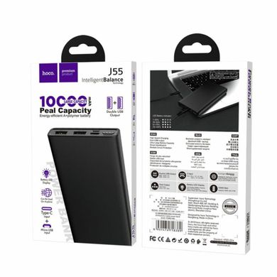 Портативное зарядное устройство Power Bank HOCO J55 Neoteric mobile power bank(10000mAh) Black