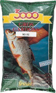 Прикормка Sensas 3000 Gros Gardons Noire 1kg