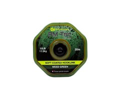 Повідковий матеріал RidgeMonkey RM-Tec Soft Coated Hooklink Weed Green 25lb 20м