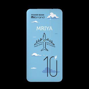 Портативний зарядний пристрій Power Bank Mibrand Mriya 10000 mAh Blue 20W