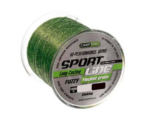 Волосінь Carp Pro Sport Line Flecked Green 1000м 0.235мм