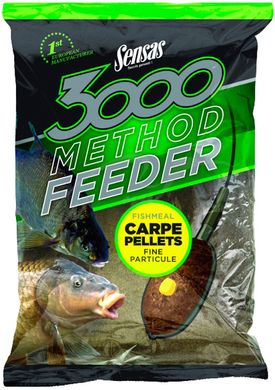 Прикормка Sensas 3000 Method Carp Pellets 1kg