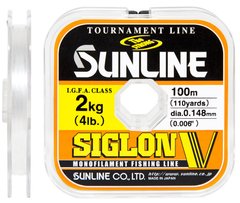 Леска Sunline Siglon V 100м #0.8/0.148мм 2кг