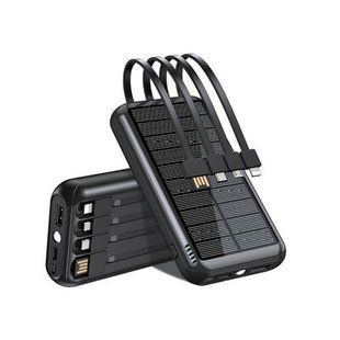 Портативний зарядний пристрій Power Bank Mibrand EXTREM 20000mAh solar 4 wire