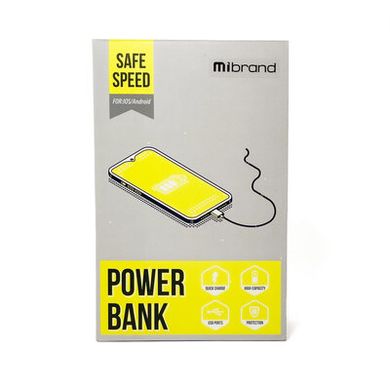 Портативное зарядное устройство Power Bank Mibrand EXTREM 20000mAh solar 4 wire