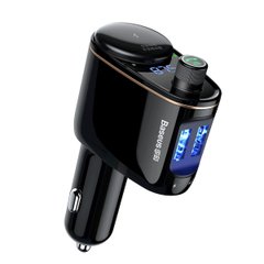 Автомобільний зарядний пристрій з FM-модулятором Baseus Locomotive Wireless MP3 Vehicle Charger Black