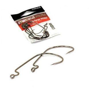 Крючки metsui WIDE RANGE WORM цвет bln, размер № 4, в уп. 6 шт.