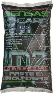 Прикормка Sensas IM7 Black Squid Groundbait 1kg