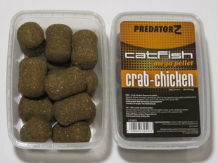 Пеллетс CarpZoom на сома Predator-Z Catfish Mega Pellet, Crab-chicken