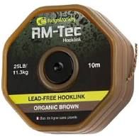 Лидкор RidgeMonkey RM-Tec Lead Free Hooklink Organic Brown 25lb 10м