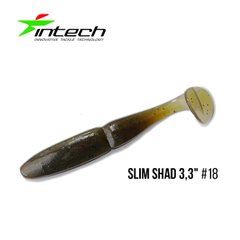 Силикон Intech Slim Shad 3,3"(7 шт) #18