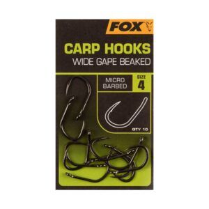 Гачки Fox Carp Hooks - Wide Gape - size 4 (10шт)