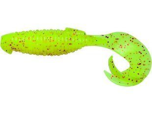 Силікон Keitech Flapper Grub 4" (7 шт/уп) к:pal#01 chartreuseredflake