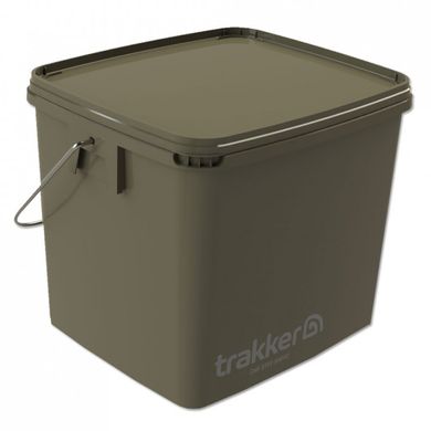 Відро з контейнером Trakker - 13 Litre Olive Square Container