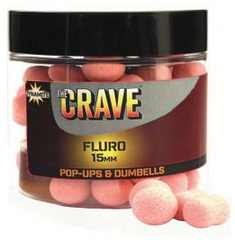 Бойлы Dynamite Baits Crave Pink Fluro Pop Up 15mm - (DY912)