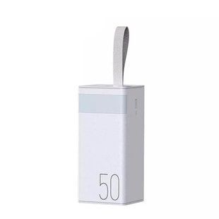Портативное зарядное устройство Power Bank REMAX Chinen Series 20W+22.5W Fast Charging Power Bank with LED Light 50000mAh RPP-321 White