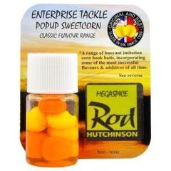 Силіконова кукурудза Enterprise Tackle Pop-Up ROD HUTCHINSON MEGASPICE, Yellow&Orange(8шт)