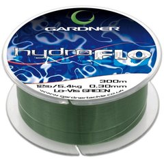 Волосінь Gardner HYDRO-FLO 10lb (4.5kg) GREEN, 0.28mm (300m)