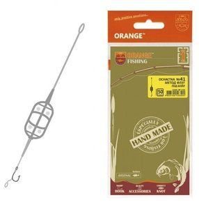 Оснащення коропове ORANGE #41 Classic Flat Method Leadcore, для бойлу, 60 гр., в уп. 1 шт.