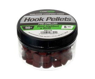 Насадочний пеллетс Carp Pro Red Pre-Drilled Halibut+Krill 8 мм