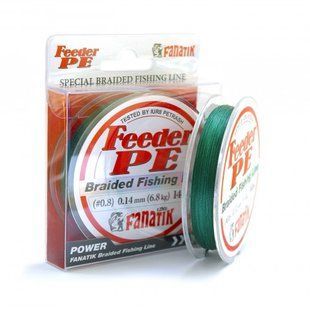 copy_ШНУР плетеный FANATIK Classik PE X4 100 m (#0.8) 0.14 mm 6.8 kg GREEN