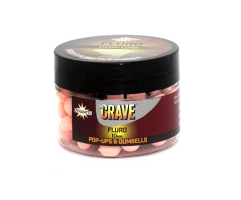 Бойли Dynamite Baits Crave Pink Fluro Pop Up 10mm - (DY916)