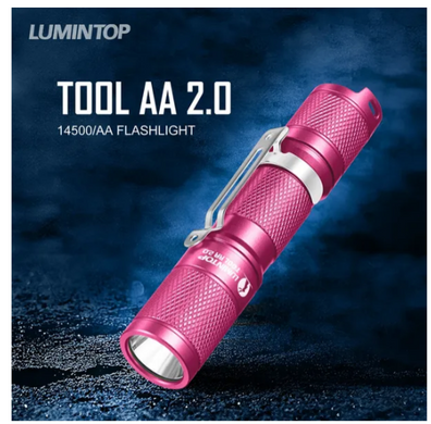 Фонарь Lumintop TOOL AA 2.0 14500 650Lm Pink