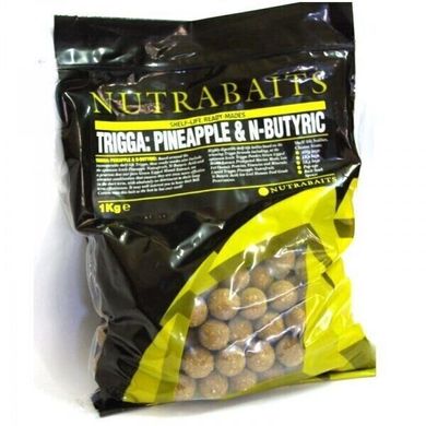 Бойли Nutrabaits Trigga Pineapple N-butyric 15mm 100 грам