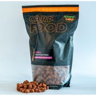 Пелетс Технокарп Flavored Carp Pellets "Krill" 10mm